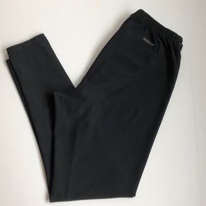 Nike drawstring waist black leggings size Large